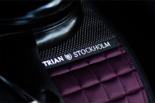 Equestrian Stockholm Dressage Saddle Pad Sportive Black Raven