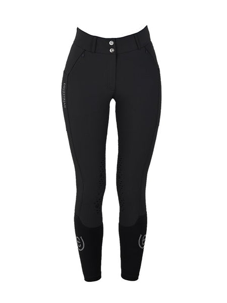 Equestrian Stockholm Elite Dressage Breeches Black