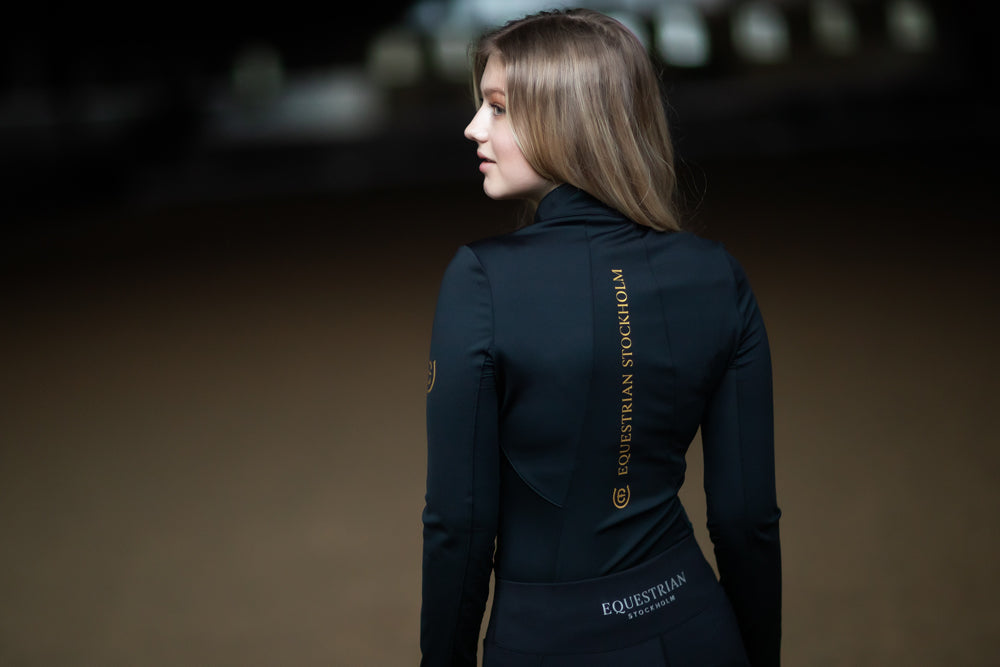 Equestrian Stockholm Vision Base Layer Black Gold