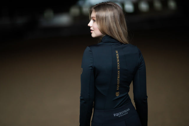 Equestrian Stockholm Vision Base Layer Black Gold