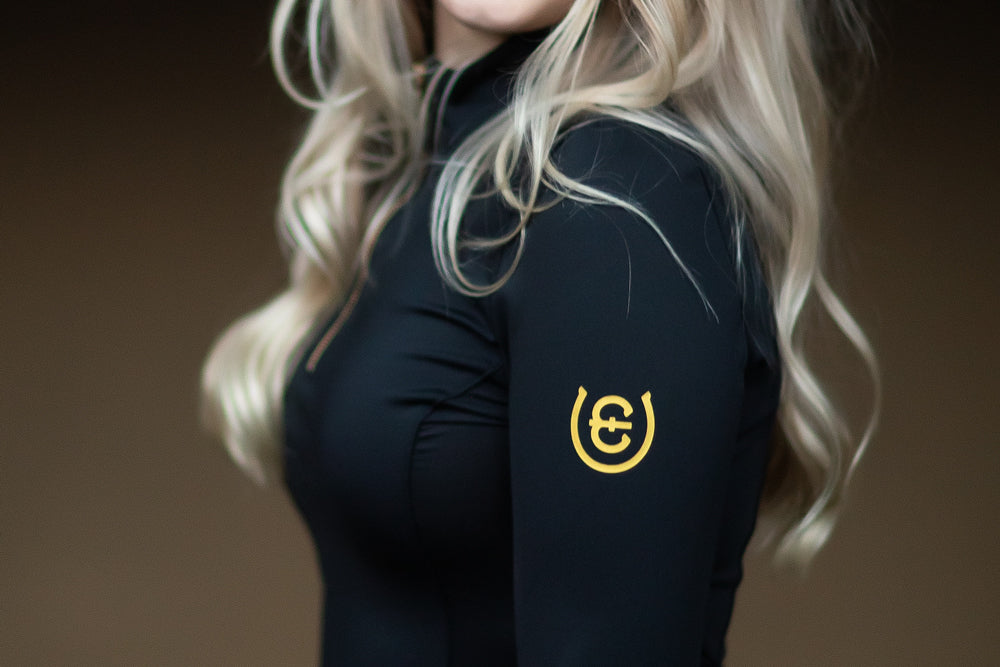Equestrian Stockholm Vision Base Layer Black Gold