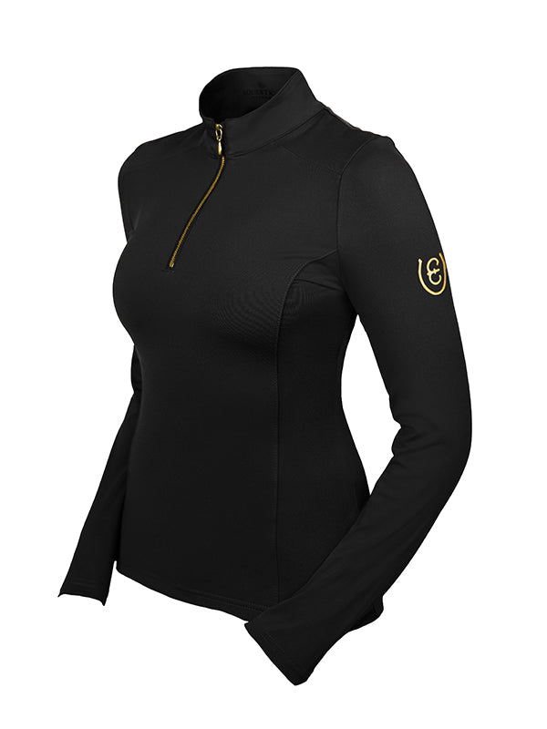 Equestrian Stockholm Vision Base Layer Black Gold