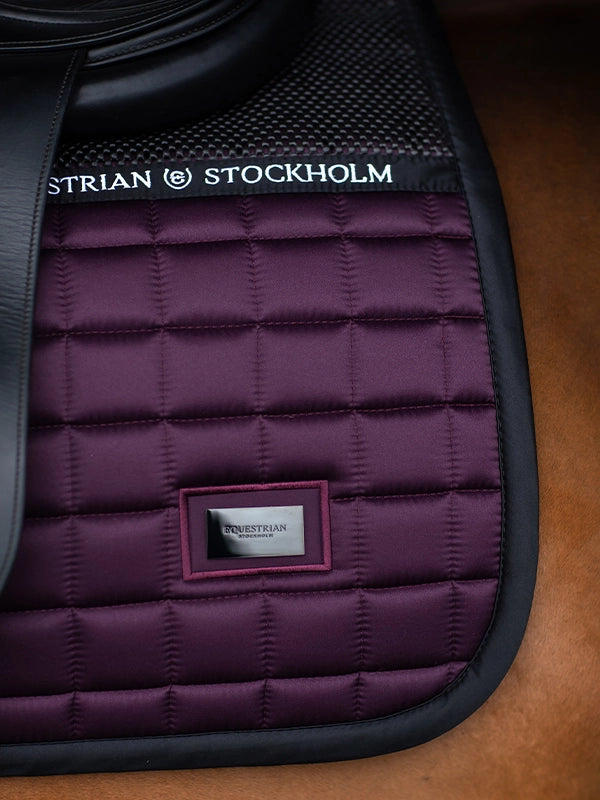 Equestrian Stockholm Jump Saddle Pad Sportive Black Raven