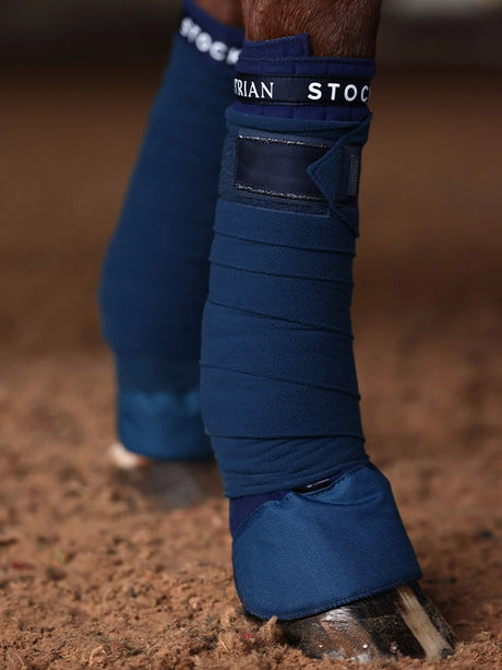Equestrian Stockholm Bandage Pads Blue Meadow