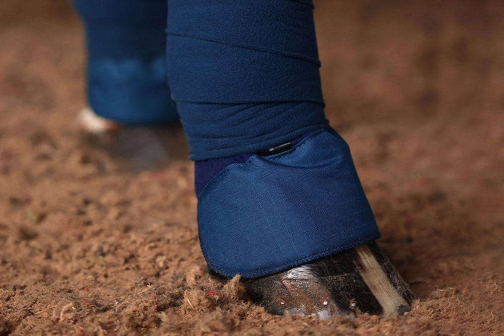 Equestrian Stockholm Bandage Pads Blue Meadow