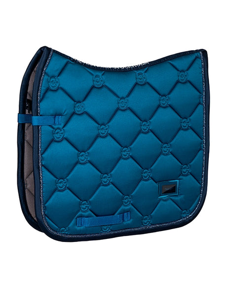 Equestrian Stockholm Dressage Saddle Pad Blue Meadow