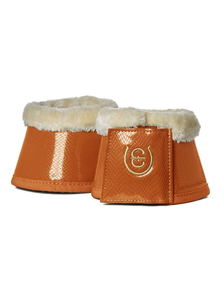 Equestrian Stockholm Fleece Bell Boots Bronze Gold