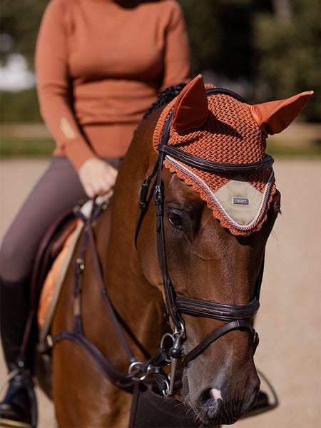 Equestrian Stockholm Ear Bonnet Bronze Gold