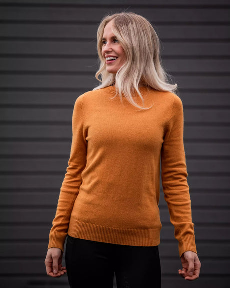 Fager Charlie Cashmere & Merino Wool Sweater Mustard