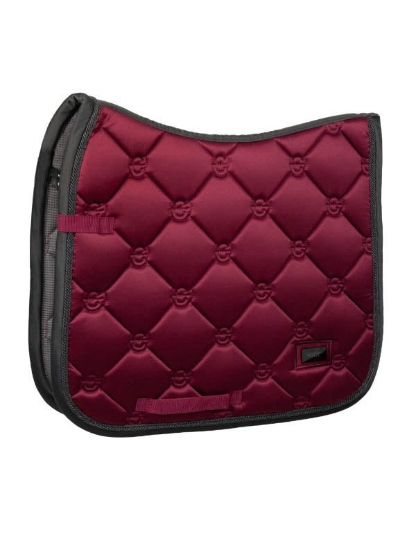 Equestrian Stockholm Dressage Saddle Pad Dark Bordeaux