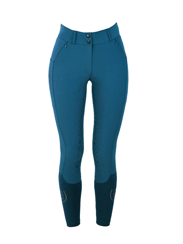 Equestrian Stockholm Elite Dressage Breeches Blue Meadow