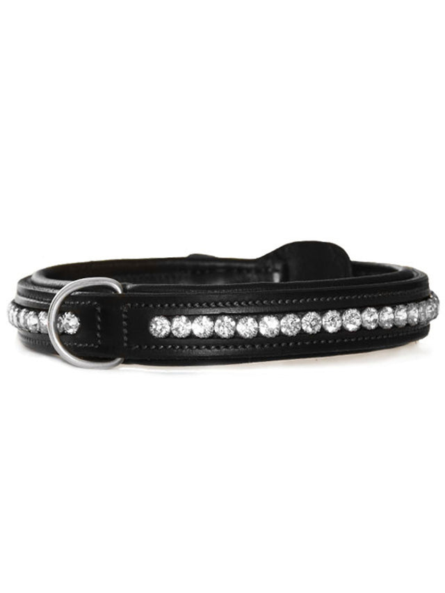 Equestrian Stockholm Dog Collar Black Edition