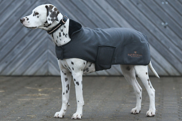 Equestrian Stockholm Fleece Dog Rug Dark Sky