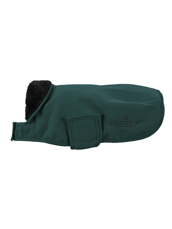 Equestrian Stockholm Fleece Dog Rug Sycamore Green