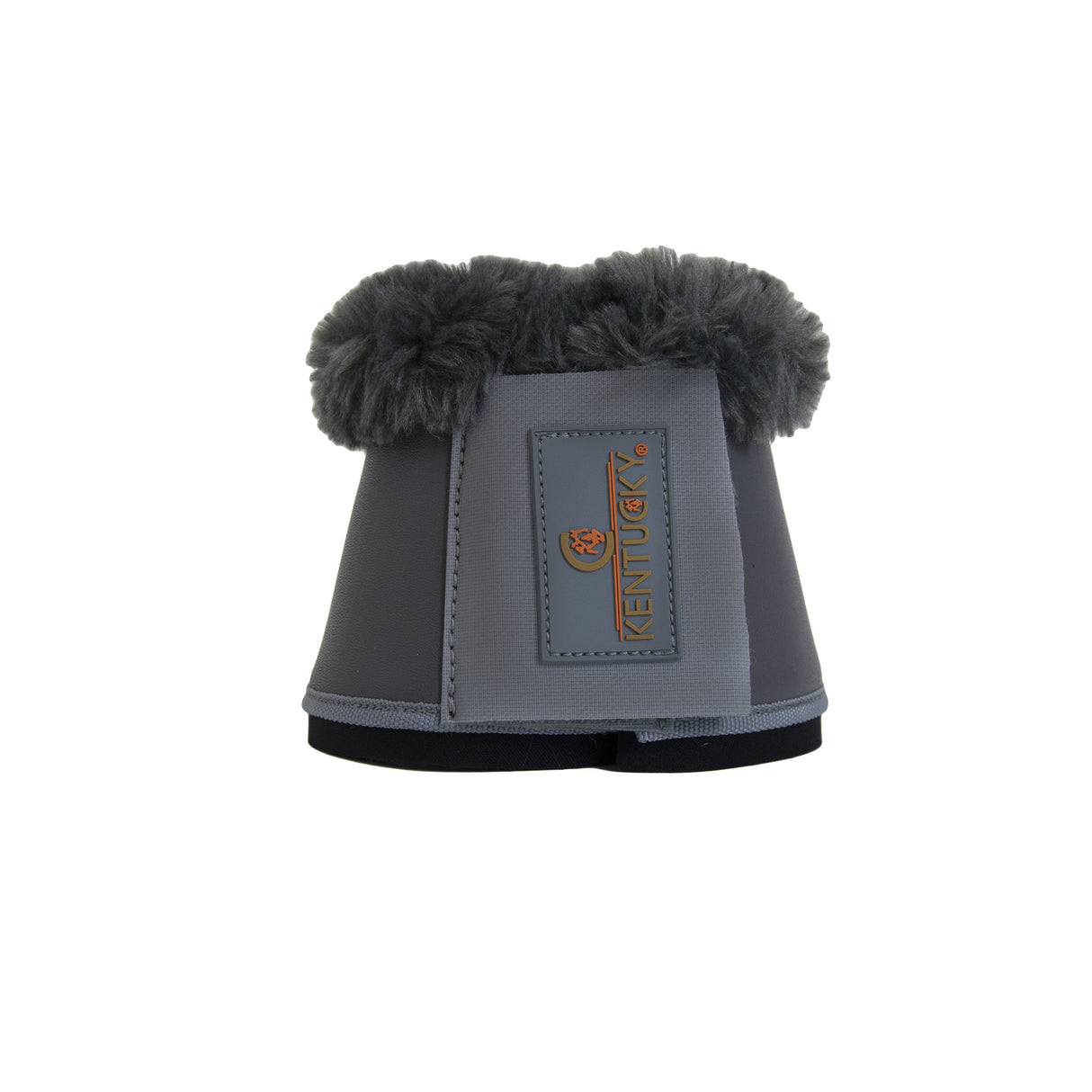 Kentucky Sheepskin Leather Overreach Boots Grey/Grey