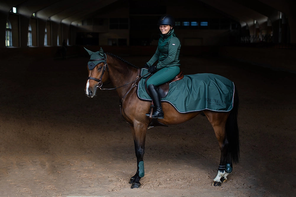 Equestrian Stockholm Exercise Rug Sycamore Green