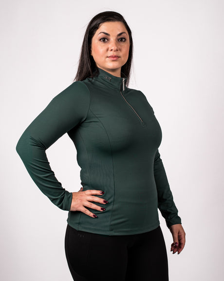 Fager Emma Long Sleeve Base Layer Green