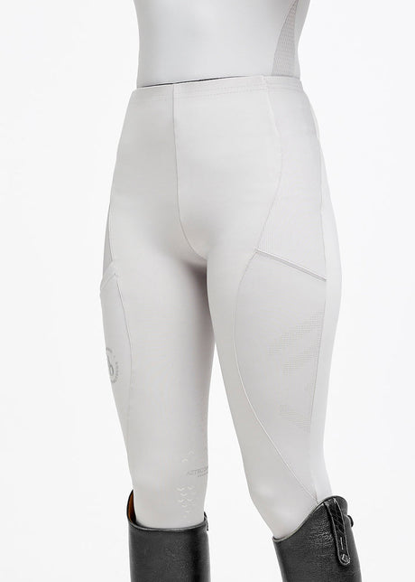 Aztec Diamond Icon Full Seat Riding Leggings Grey