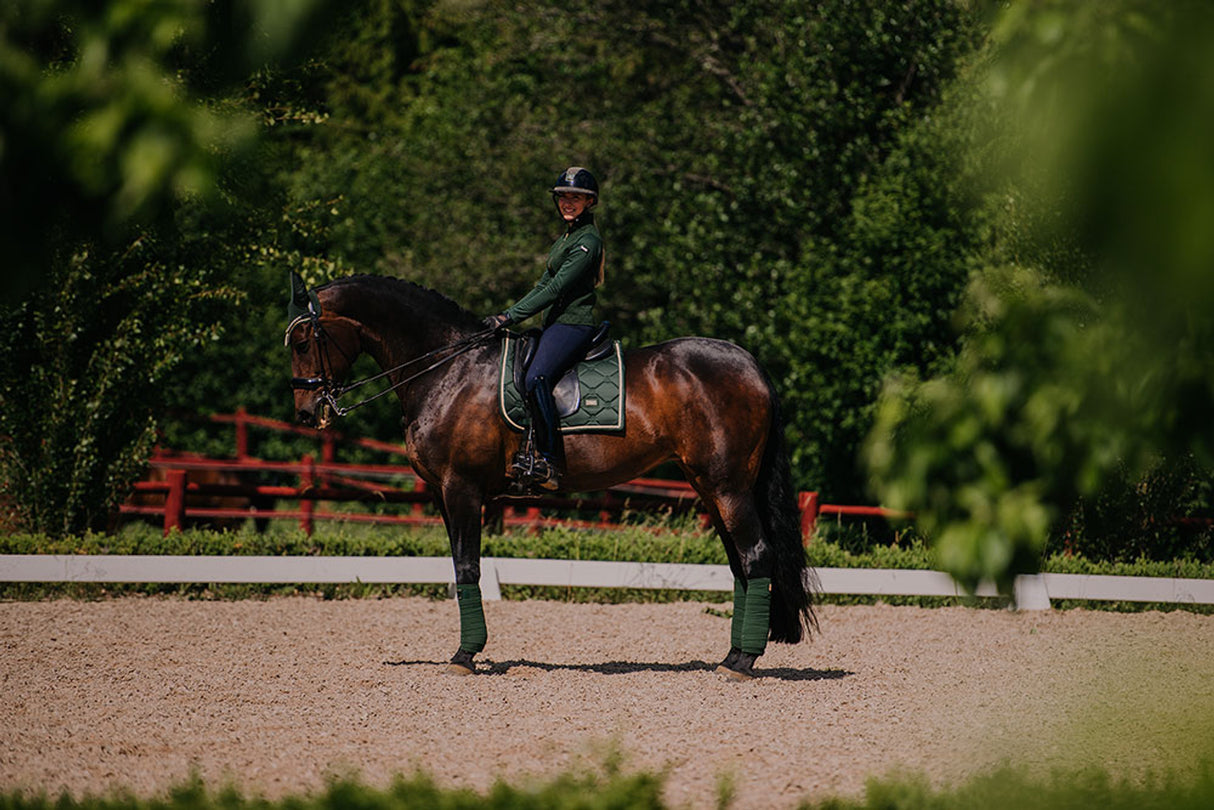 Equestrian Stockholm Bandages Forest Green