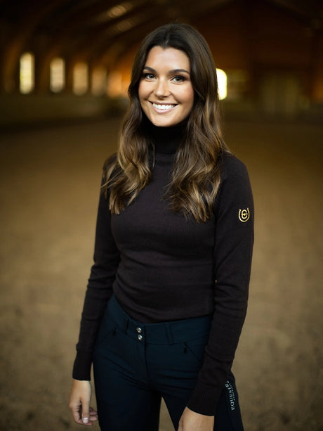 Equestrian Stockholm Knitted Top Golden Brown