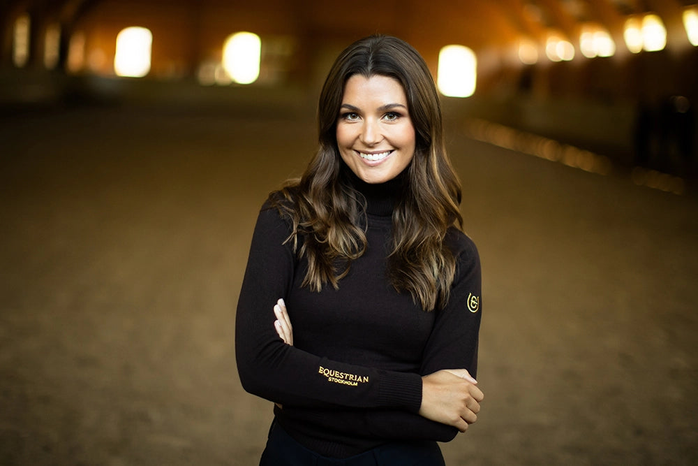 Equestrian Stockholm Knitted Top Golden Brown