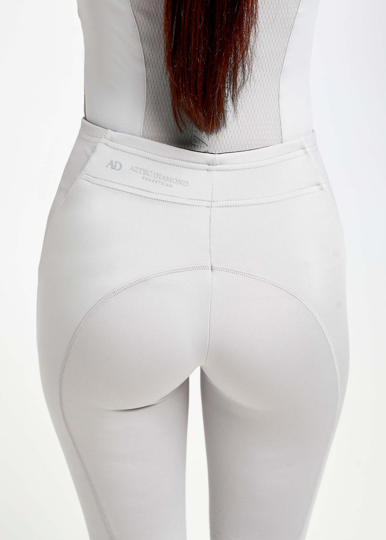 Aztec Diamond Icon Riding Leggings Grey