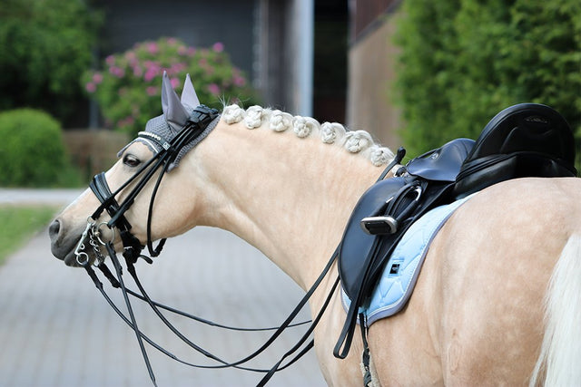 Equestrian Stockholm Dressage Saddle Pad Ice Blue