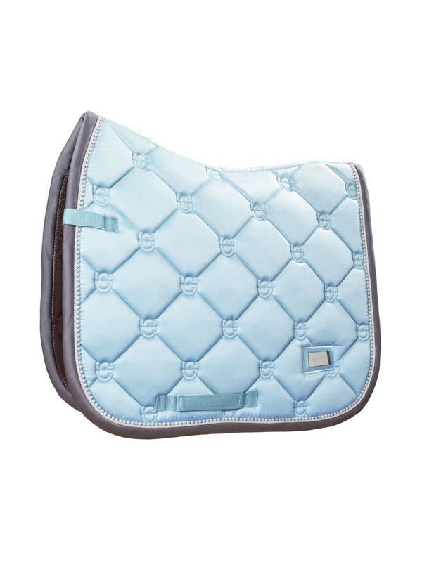 Equestrian Stockholm Dressage Saddle Pad Ice Blue