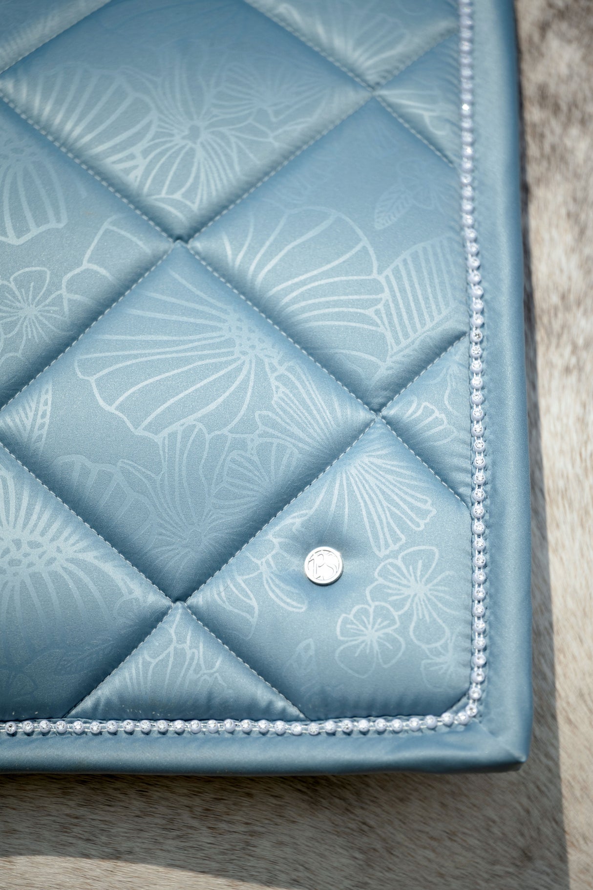 PS of Sweden Floret Dressage Saddle Pad Aqua