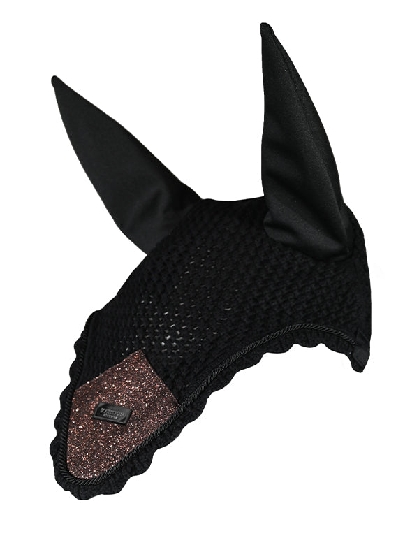 Equestrian Stockholm Ear Bonnet Mahogany Glimmer