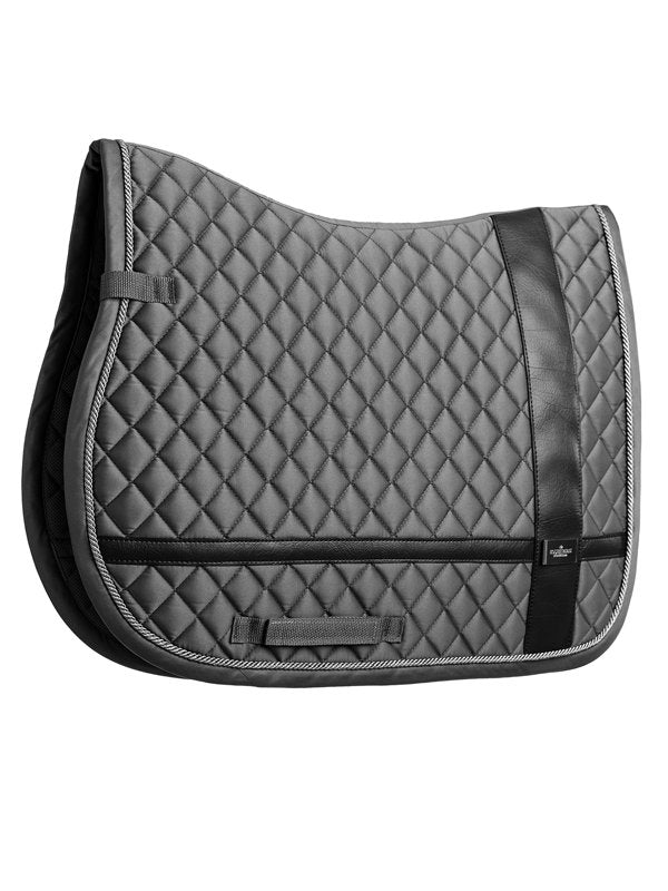 Equestrian Stockholm Jump Saddle Pad Silver Cloud No Boundaries