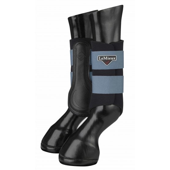 LeMieux Grafter Brushing Boots Ice Blue