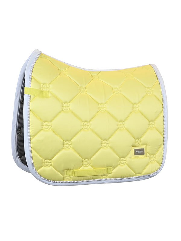 Equestrian Stockholm Dressage Saddle Pad Soft Lemon