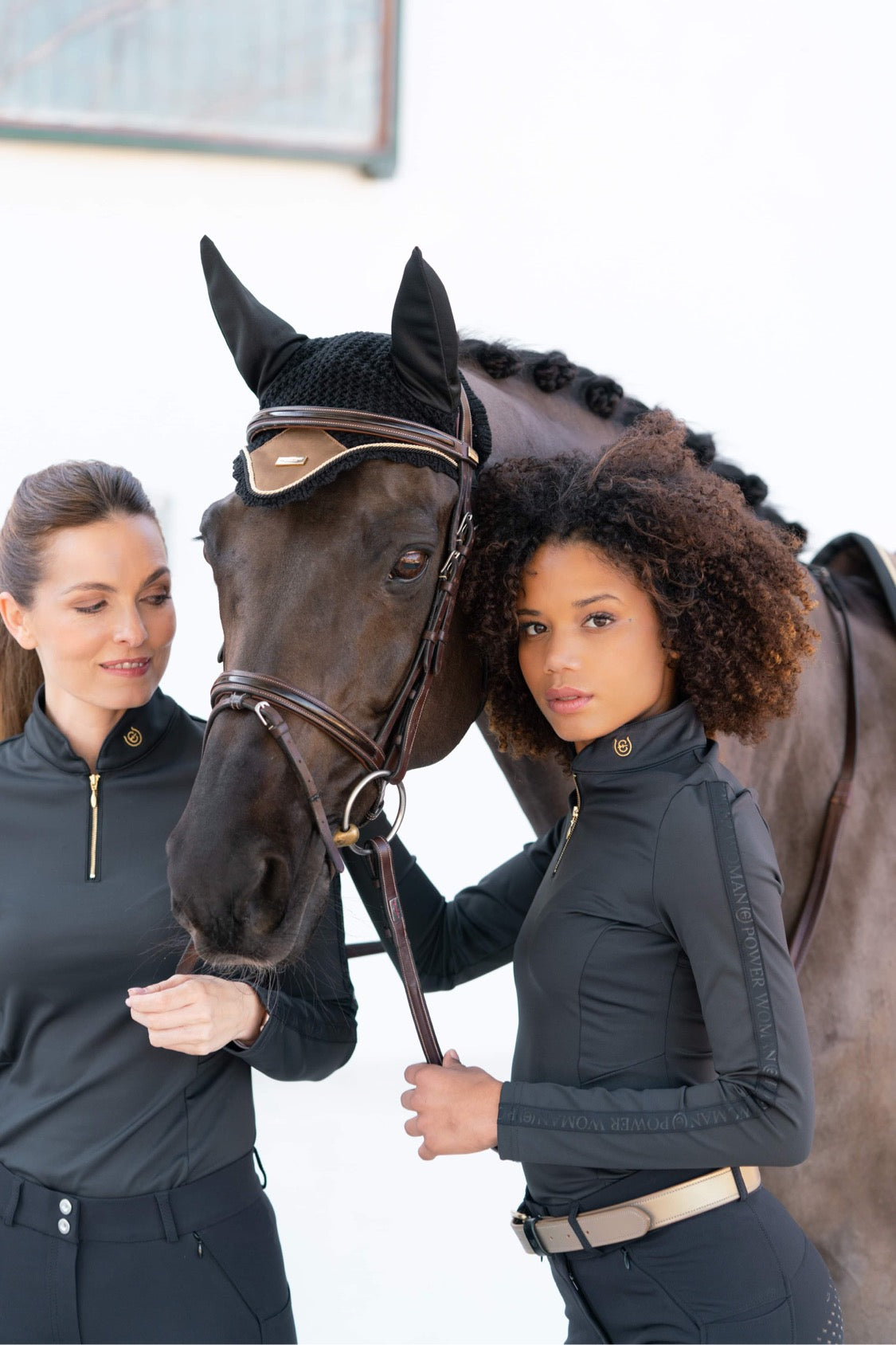 Equestrian Stockholm Ear Bonnet Golden Brass