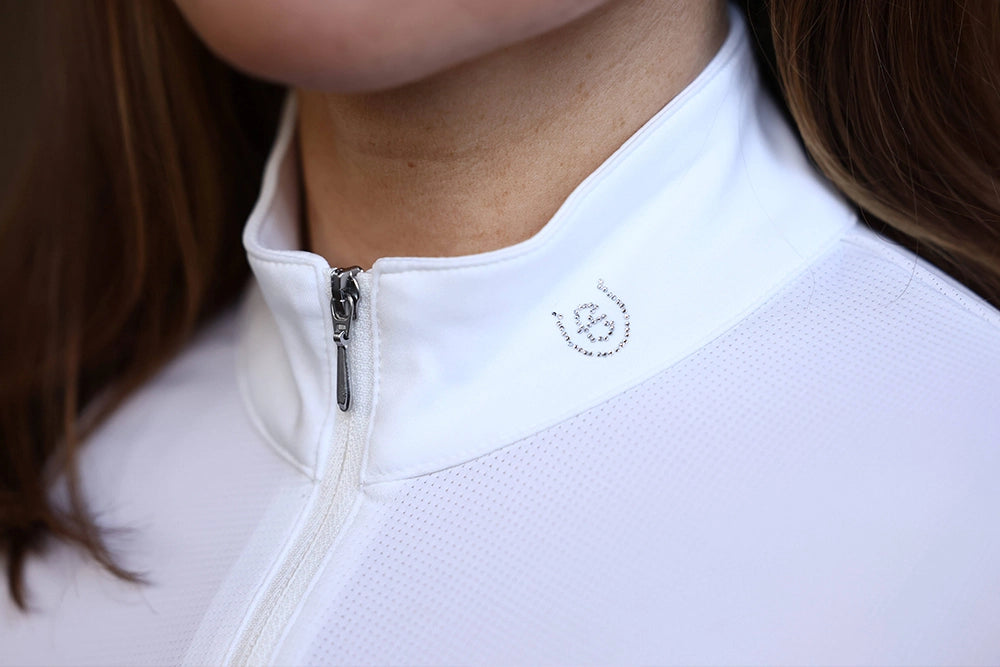 Equestrian Stockholm Light Breeze Top Blue Meadow