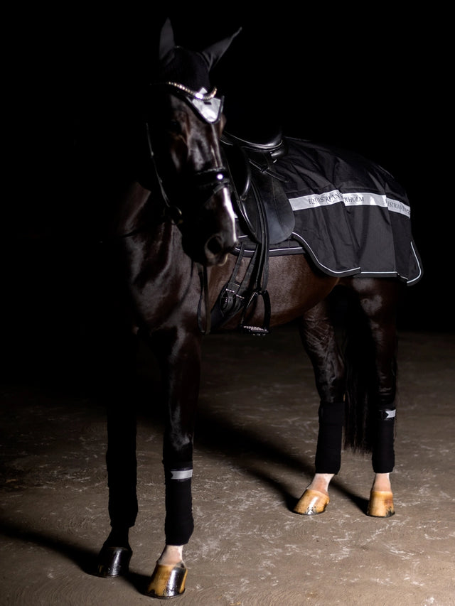 Equestrian Stockholm Bandages Luminous Black