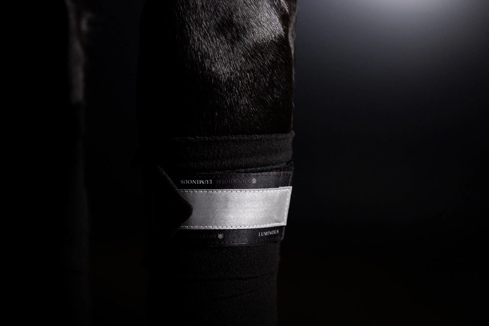 Equestrian Stockholm Bandages Luminous Black