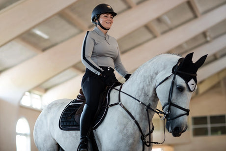Equestrian Stockholm Jump Saddle Pad Luminous Black