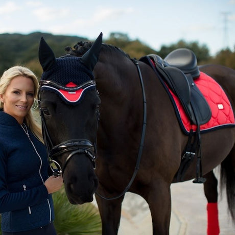 Equestrian Stockholm Dressage Saddle Pad Grenadine