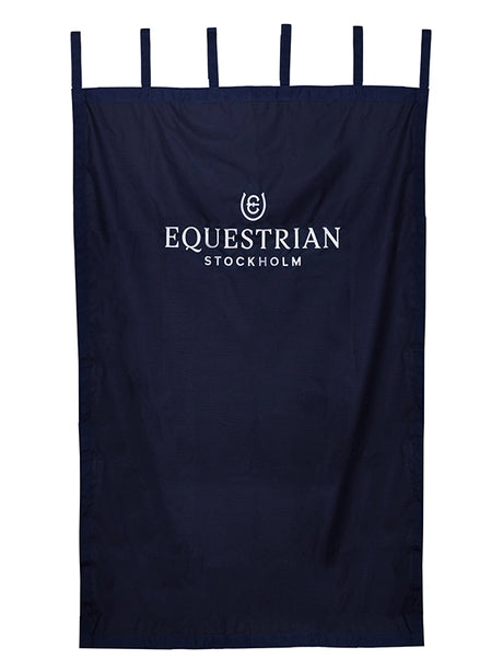 Equestrian Stockholm Stable Curtain Navy