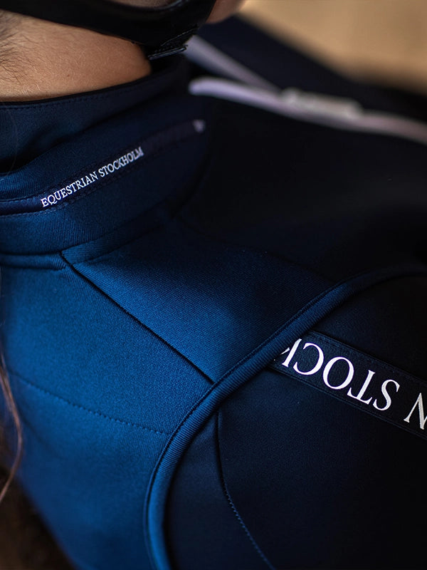 Equestrian Stockholm Vest Modern Tech Navy