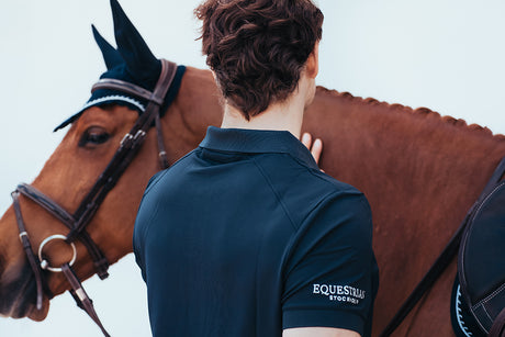 Equestrian Stockholm Men's Polo Shirt Clean Navy