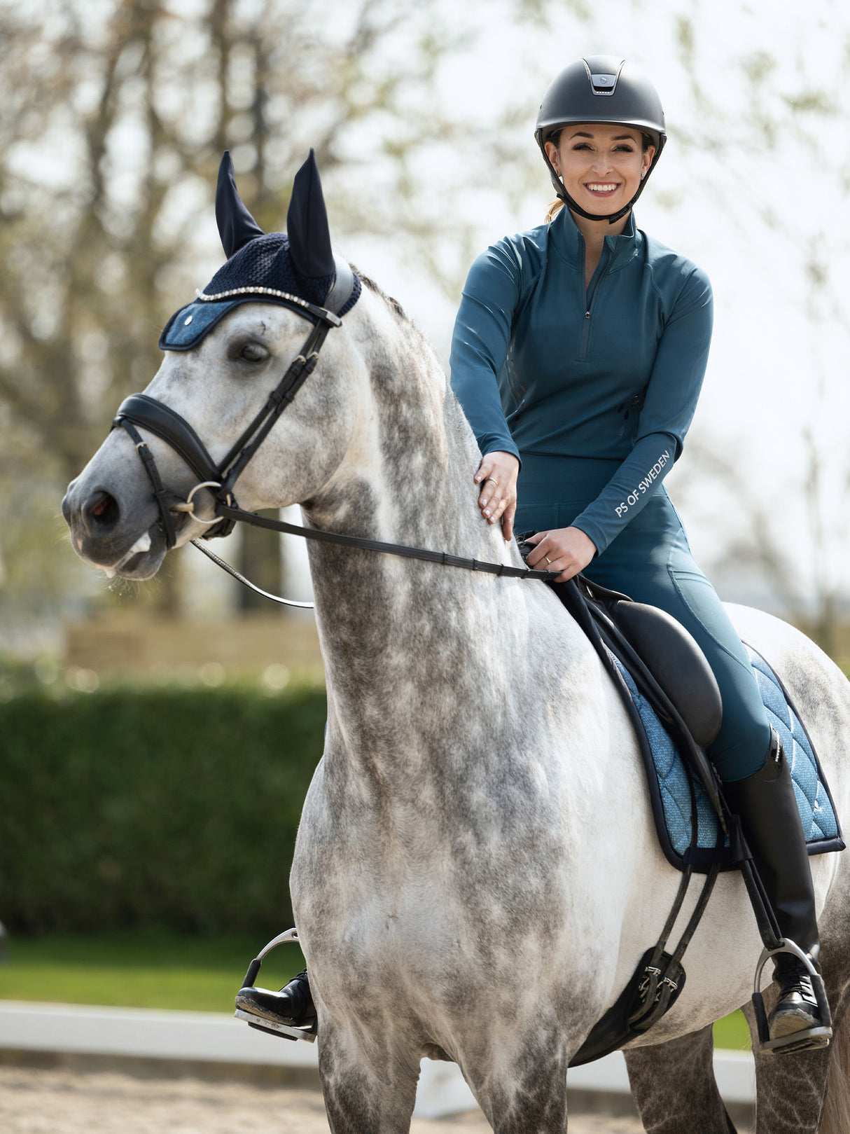 PS of Sweden Ombré Dressage Saddle Pad Navy