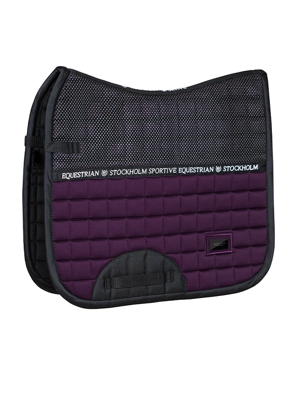 Equestrian Stockholm Dressage Saddle Pad Sportive Black Raven