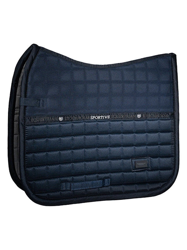 Equestrian Stockholm Dressage Saddle Pad Sportive Navy