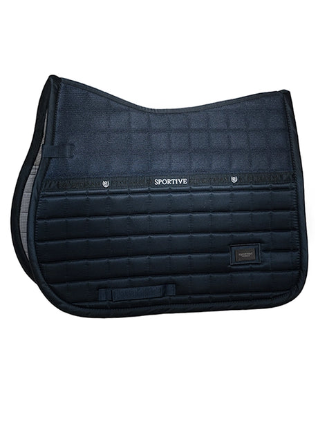 Equestrian Stockholm Jump Saddle Pad Sportive Navy