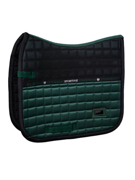 Equestrian Stockholm Dressage Saddle Pad Sportive Sycamore Green