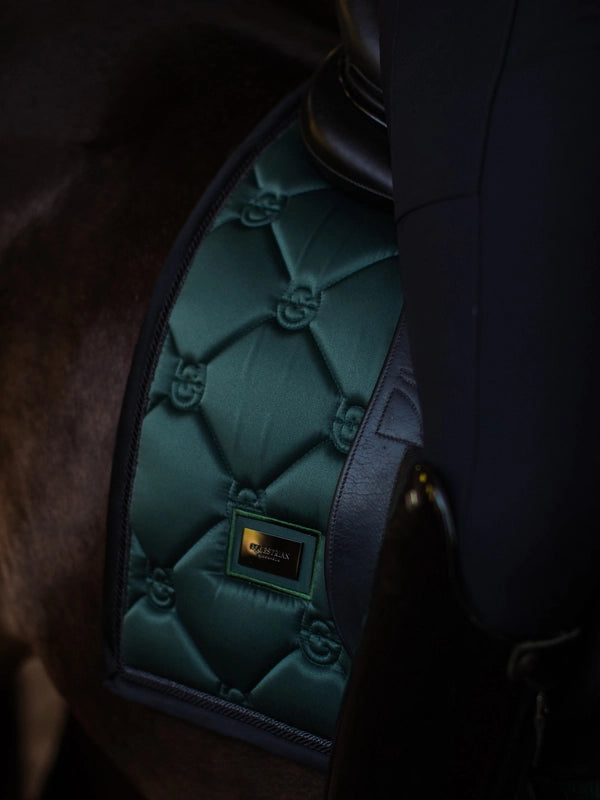 Equestrian Stockholm Dressage Saddle Pad Sycamore Green