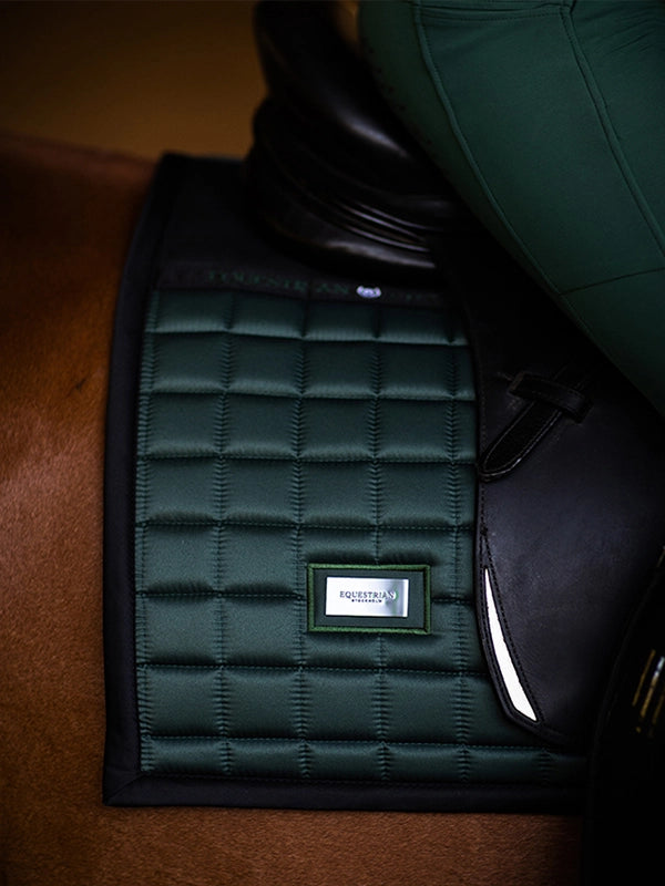 Equestrian Stockholm Dressage Saddle Pad Sportive Sycamore Green