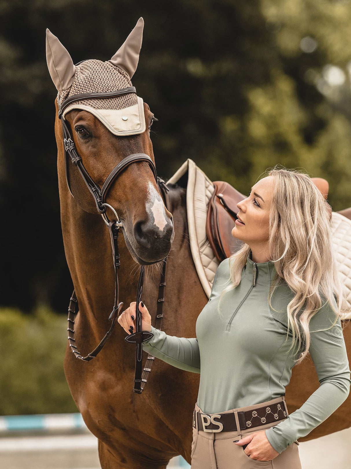 PS of Sweden Pole Jump Saddle Pad Sand